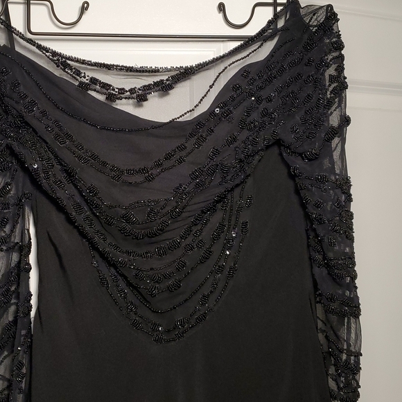 Kevin Hall Full Lace and Sequin Evening Gown - Picture 4 of 8